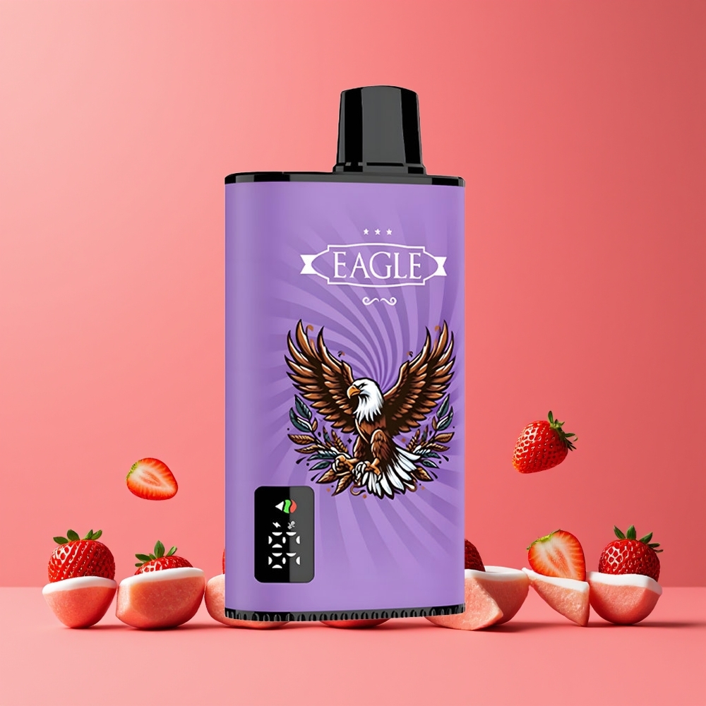 Fraise Glacée JNR Eagle Smart 23000 Puffs Belgique Grossiste Type-C Airflow Réglable