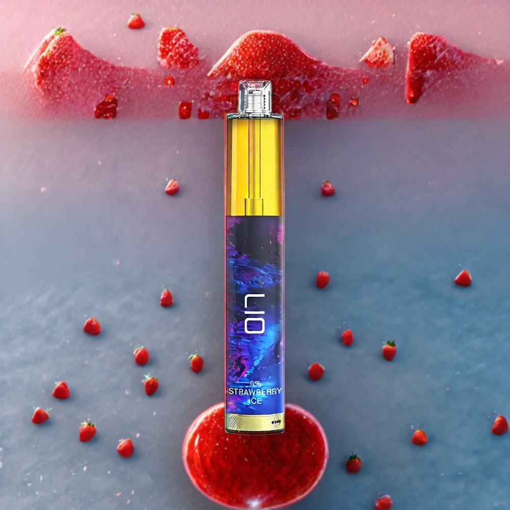 Fraise Glacée LIO Max Mesh 3000 Puffs 10 mL Belgique Grossiste Dual Slotted Airflow
