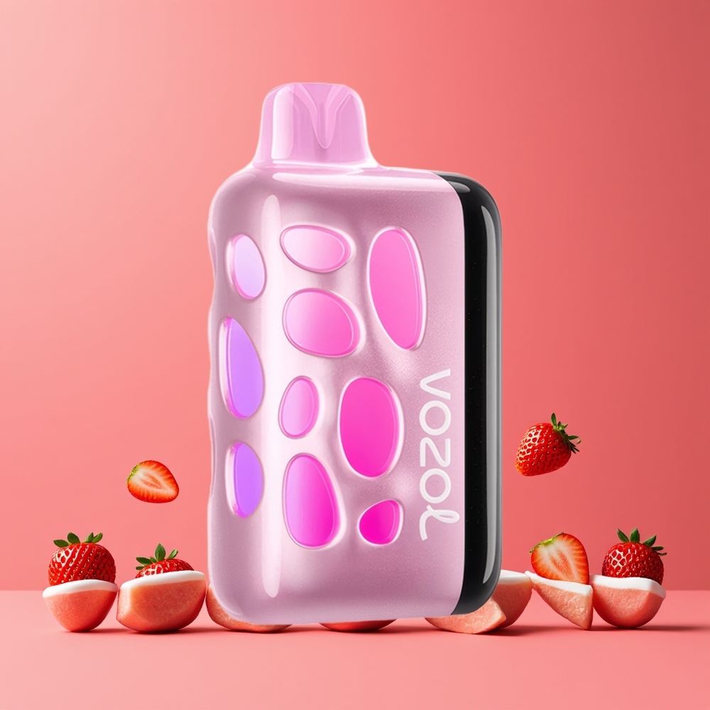 Fraise Glacée VOZOL RAVE 40000 20/50mg/ml Belgique Grossiste 270° Vibrant Glow