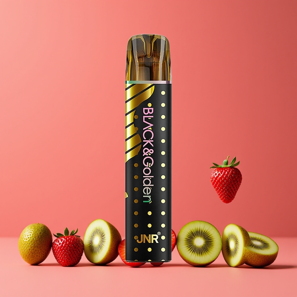 Fraise Kiwi JNR BlackGolden 800 Puffs Belgique Grossiste 550mAh 2 Nicotine