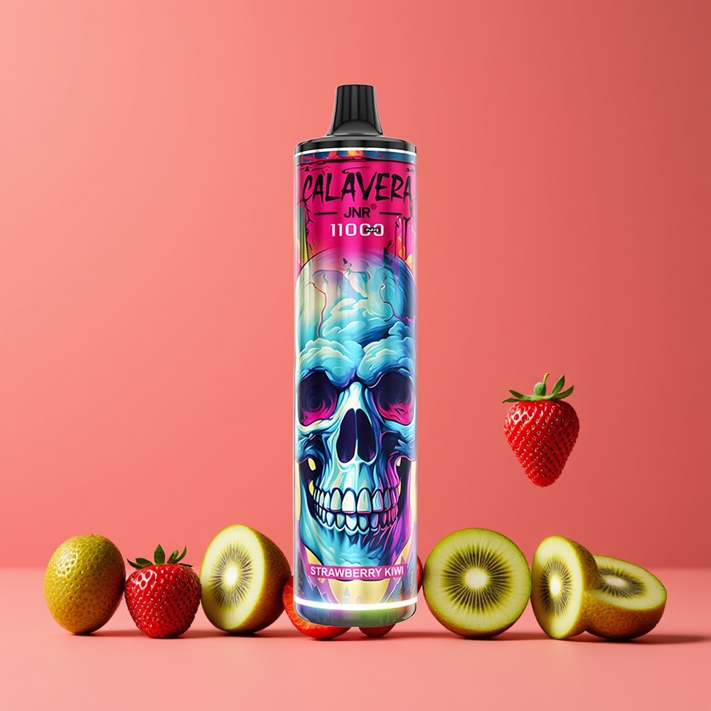 Fraise Kiwi JNR Calavera 11000 Puffs Belgique Grossiste 21ml 5 Nicotine