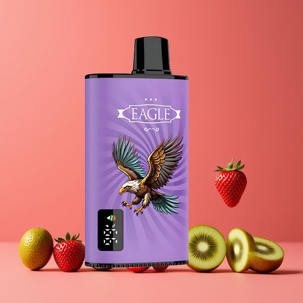 Fraise Kiwi JNR Eagle Smart 23000 Puffs Belgique Grossiste Écran Digital 10ohm Mesh Coil