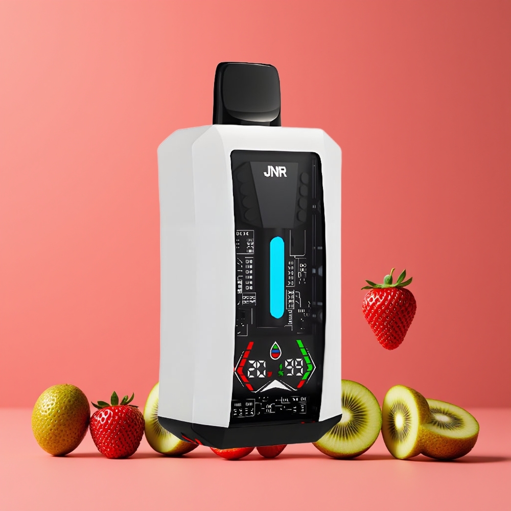 Fraise Kiwi JNR Tank Pro 33000 Puffs Belgique Grossiste 28ml Double Mesh