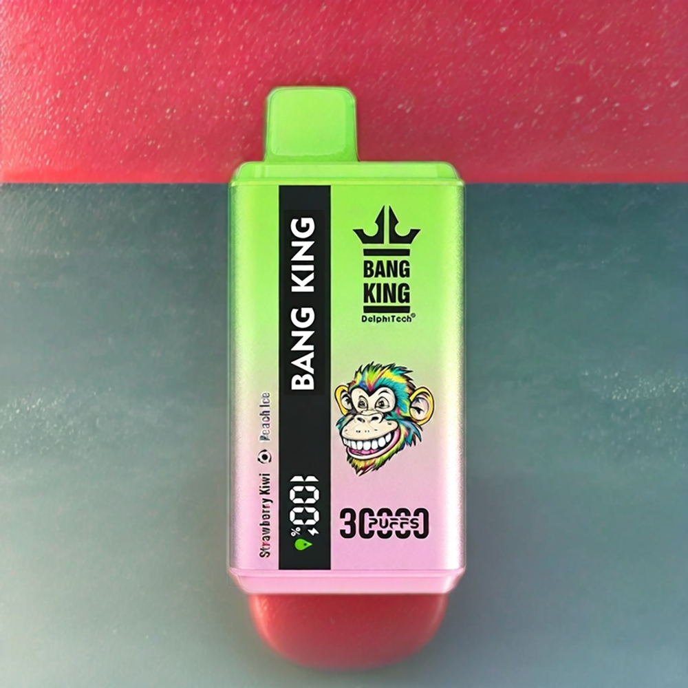 Fraise Kiwi Pêche Glacée Bang King 30000 Puffs Belgique Grossiste 36ml Type-C