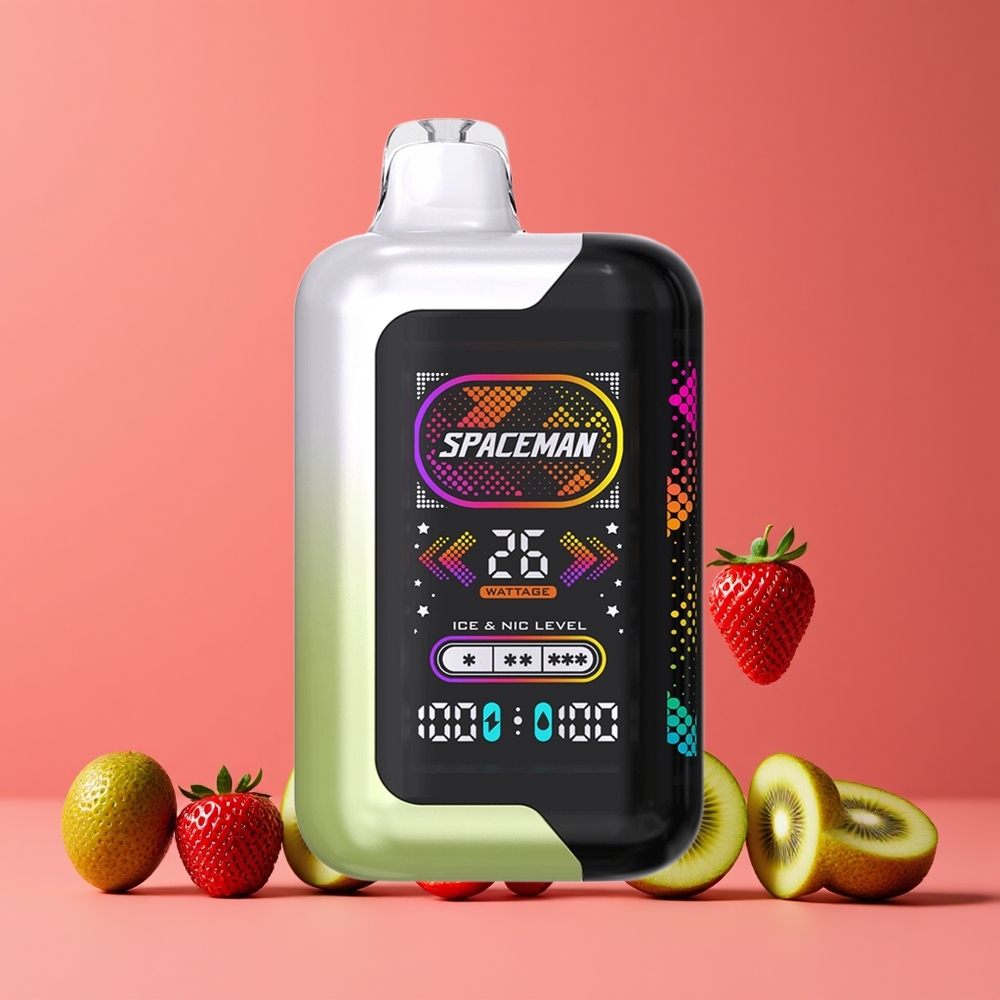 Fraise Kiwi SPACEMAN SP40000 2 Bouffées Belgique Grossiste 20ml 50mg/ml