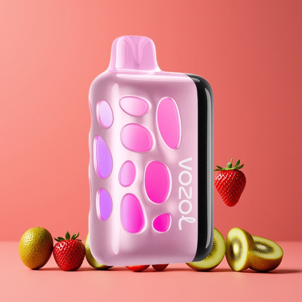 Fraise Kiwi VOZOL RAVE 40000 Disposable 270° Vibrant Glow Belgique Grossiste 1000mAh