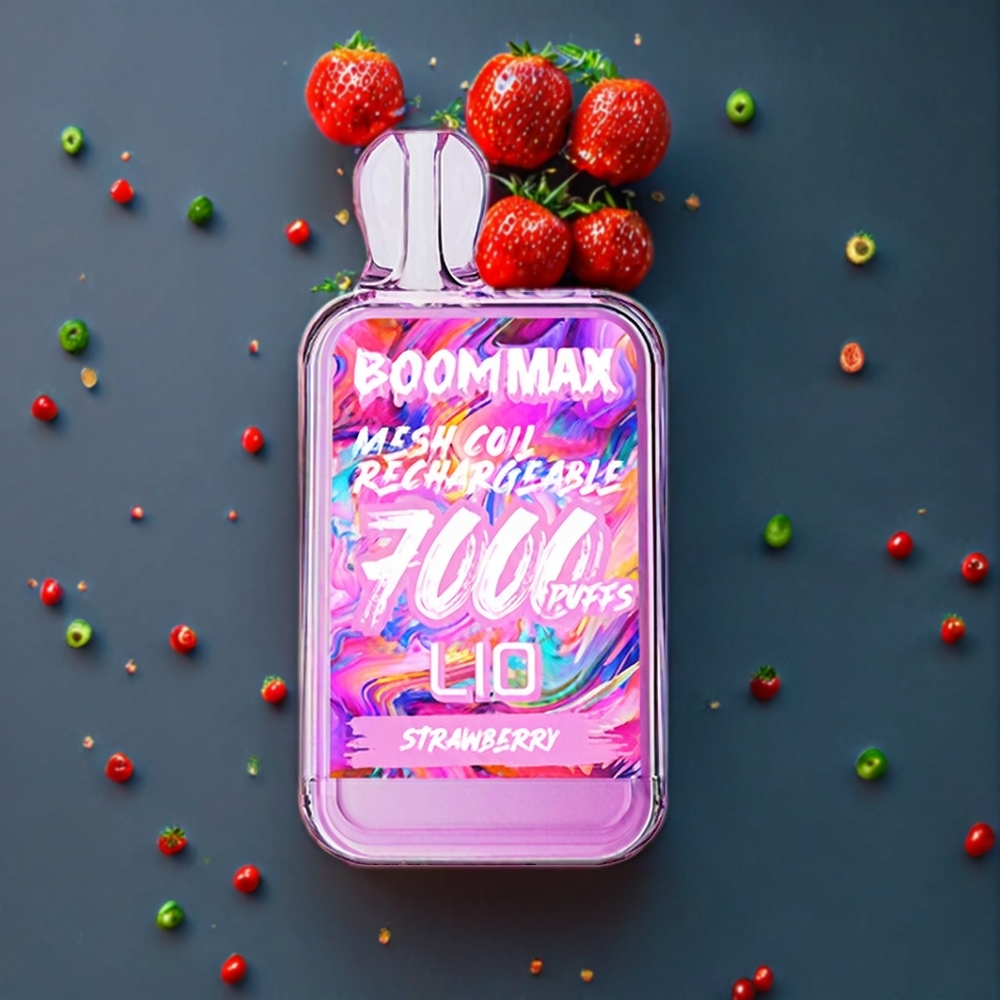 Fraise LIO BOOM MAX 7000 Puffs Belgique Grossiste 15ml 50mg