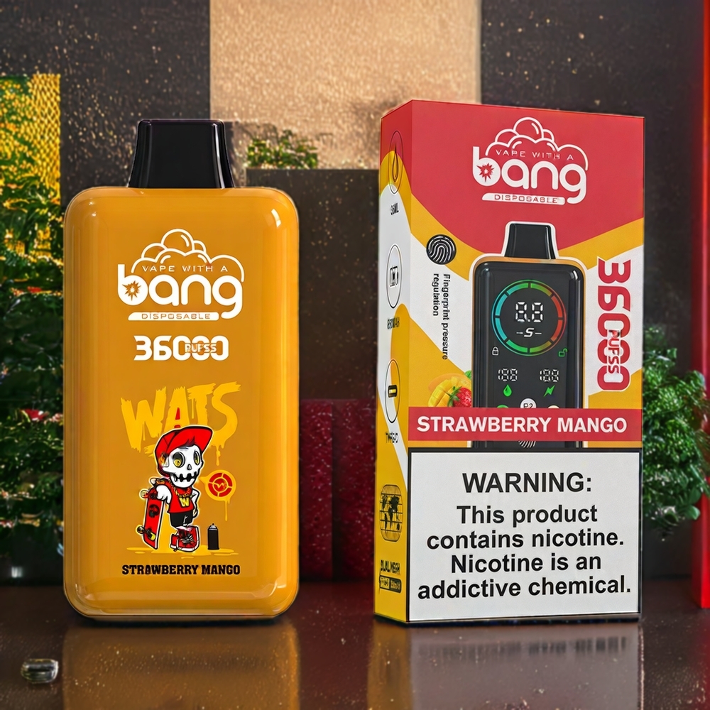 Fraise Mangue Bang Power 36000 Puffs Belgique Grossiste 36ml 5