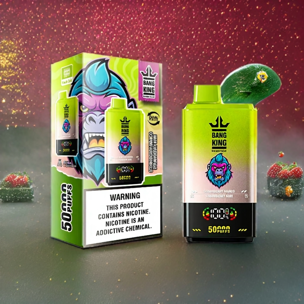 Fraise Mangue Fraise Kiwi Bang King 50000 Puffs Belgique Grossiste 50ml Type-C