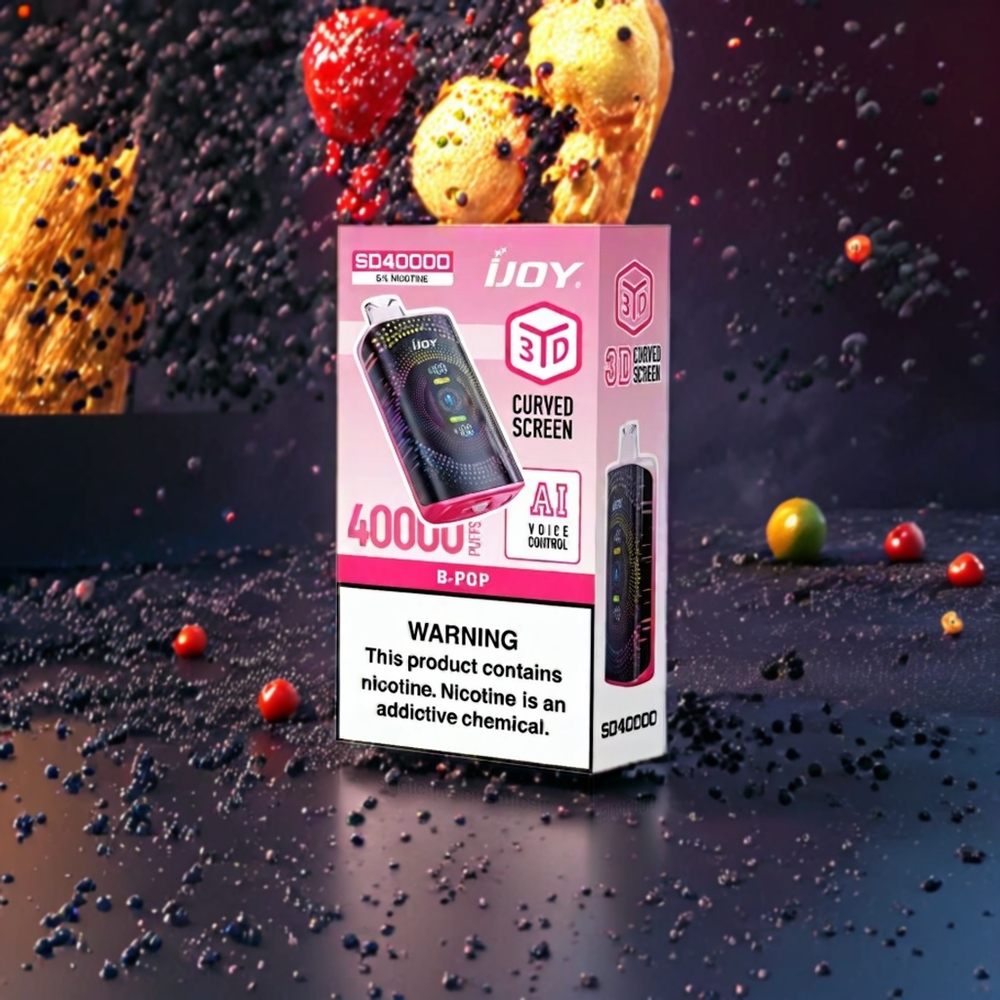 Fraise-Menthe IJOY SD B Pop 40000 Puffs Belgique Grossiste 20ML 5
