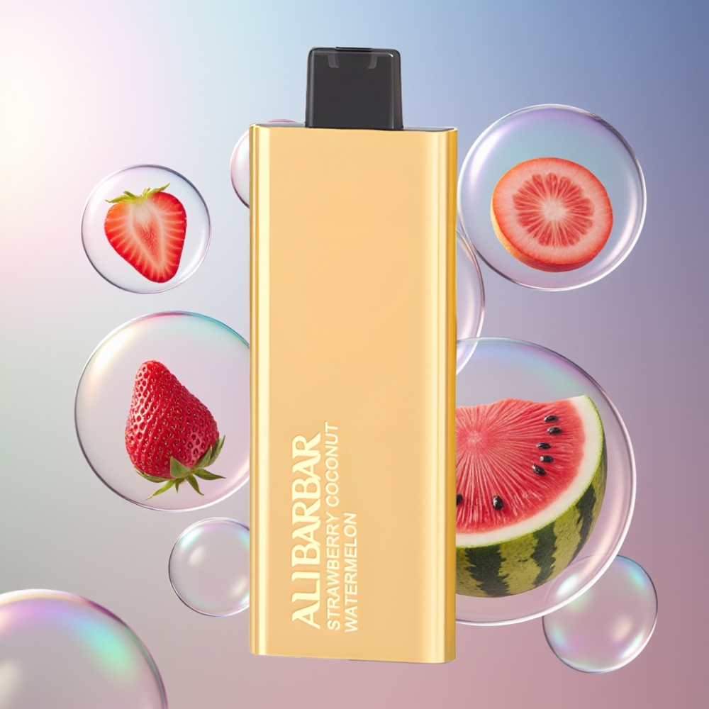 Fraise Noix de Coco Pastèque Alibarbar Pandora 7000 Puffs 17 ml Belgique Grossiste