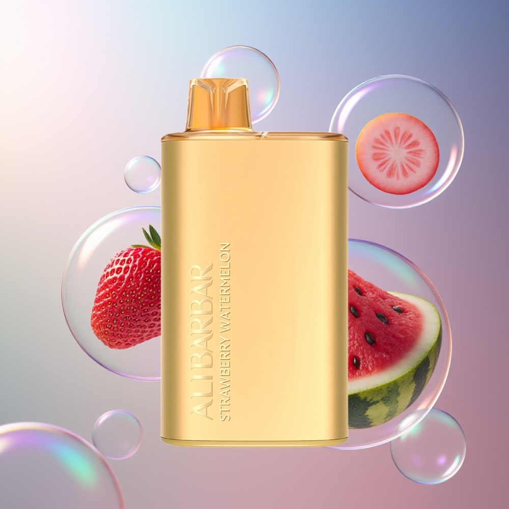 Fraise Pastèque Alibarbar Rich 8000 Puffs Belgique Grossiste 20ml 2000mAh