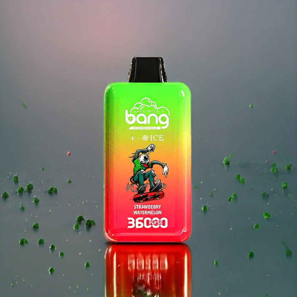 Fraise Pastèque Bang 36000 Ice Level 36000 Puffs 36ml Belgique Grossiste