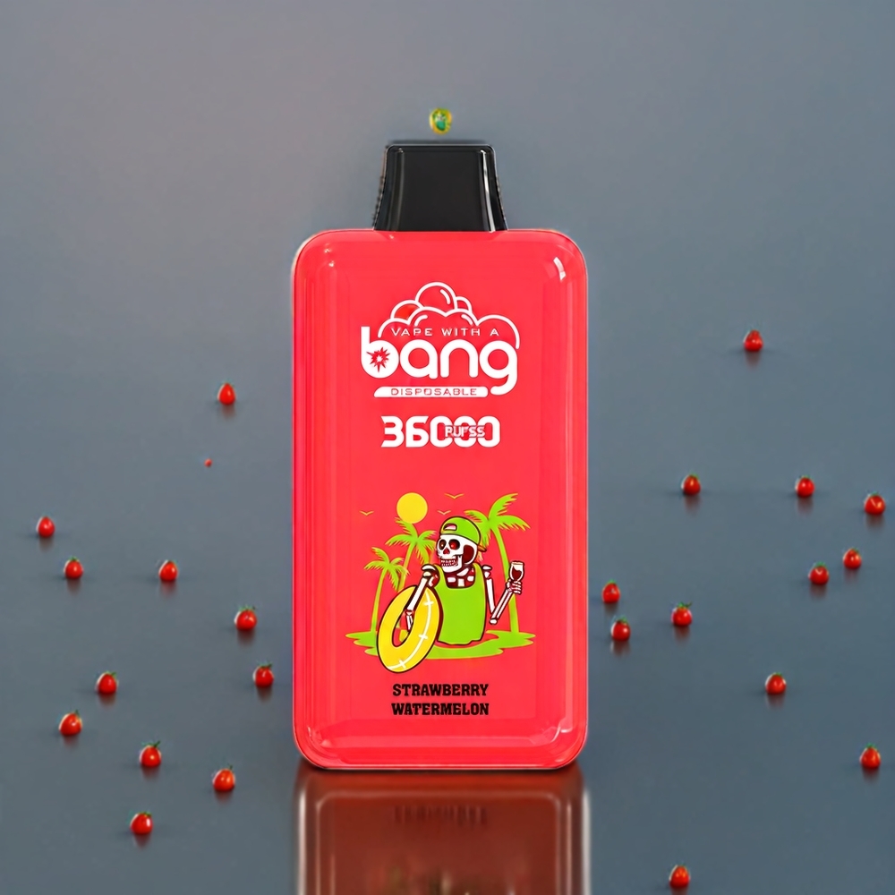 Fraise Pastèque Bang 36000 Power 36000 Puffs Belgique Grossiste 36ml 5