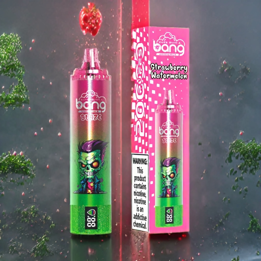 Fraise Pastèque Bang Blaze Tornado 20000 Puffs Belgique Grossiste Type-C 0-5 Nicotine