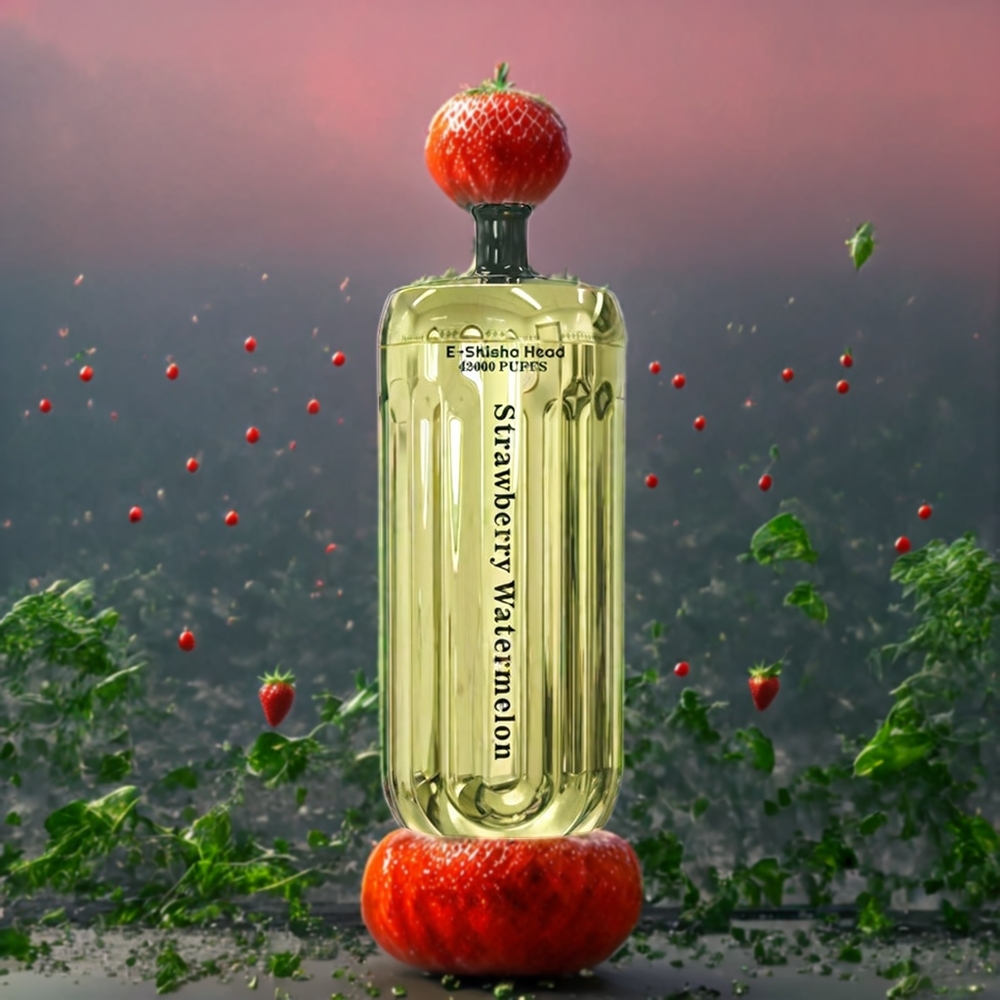 Fraise Pastèque Bang E-Shisha 42000 Puffs Belgique Grossiste 30ml 1000mAh