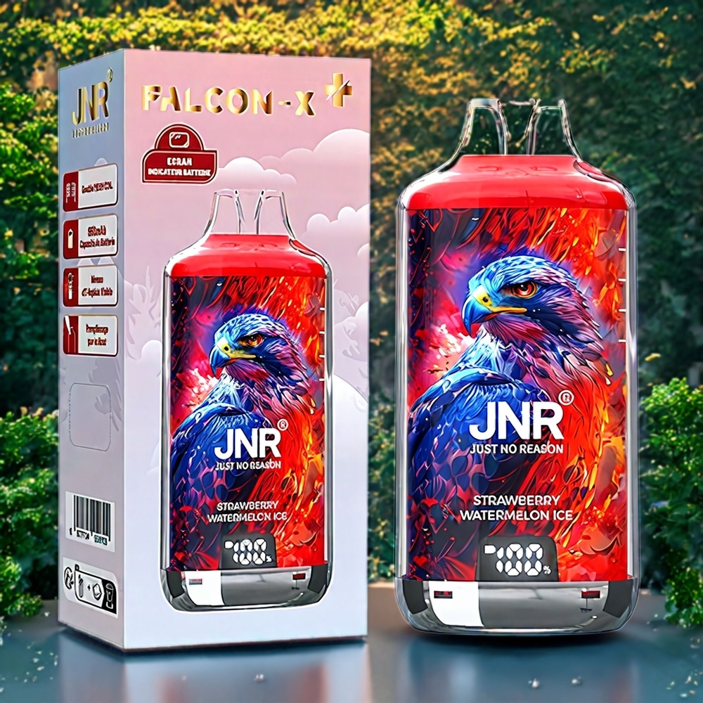 Fraise Pastèque Glacée JNR Falcon X⁺ 28000 Puffs Belgique Grossiste Rechargeable 950mAh