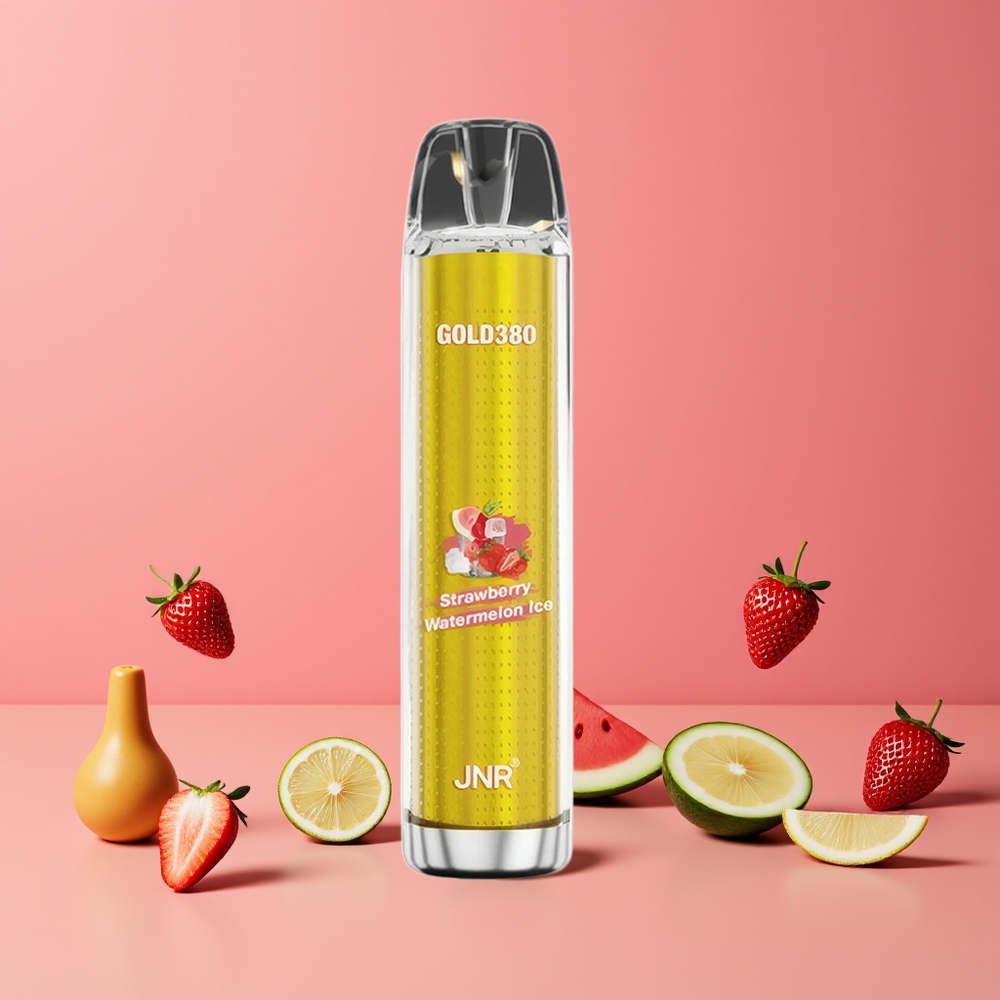 Fraise Pastèque Glacée JNR Glod380 6000 Puffs Belgique Grossiste 1500mAh 13ml