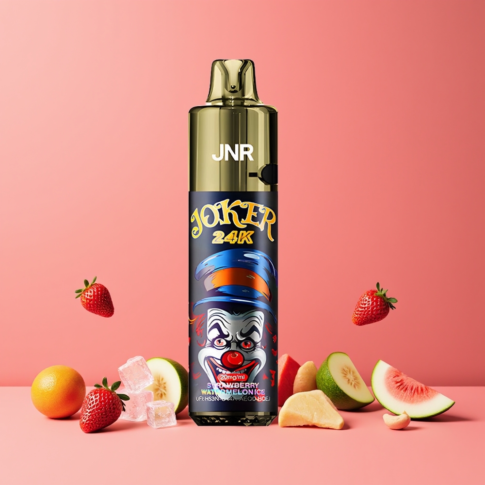 Fraise Pastèque Glacée JNR Joker 24000 Puffs Belgique Grossiste 24000 Puffs 2 Nicotine
