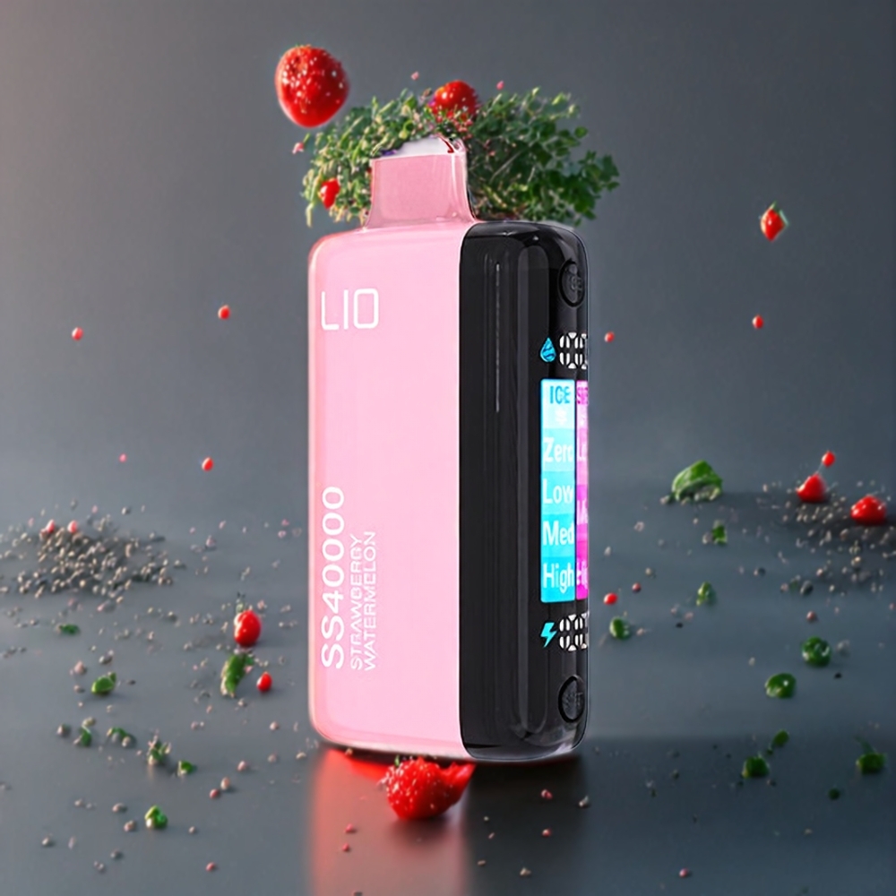 Fraise Pastèque IJOY LIO SS40000 40000 Puffs 22ML Belgique Grossiste Airflow Adjustable