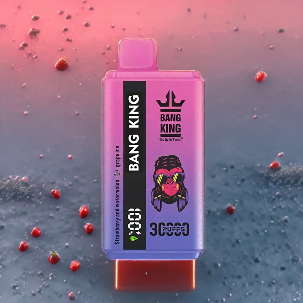Fraise et Pastèque Glacée Bang King 30000 Puffs Belgique Grossiste 36ml Type-C