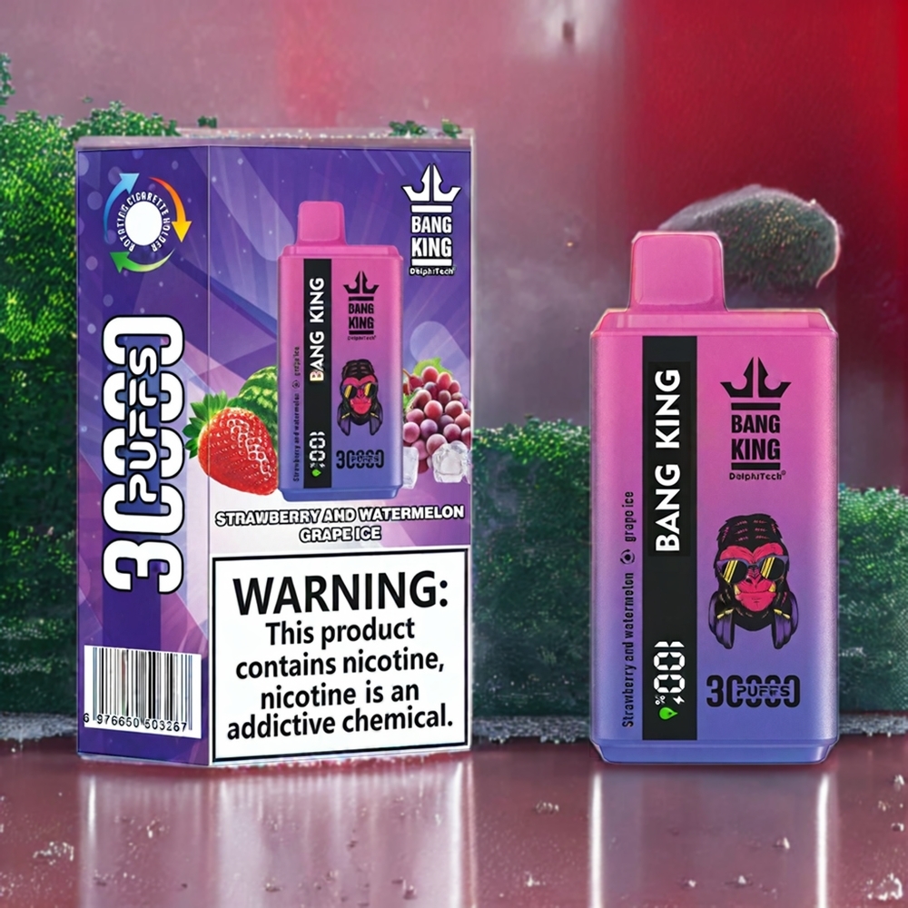 Fraise et Pastèque Glacée Bang King 30000 Puffs Belgique Grossiste 36ml Type-C