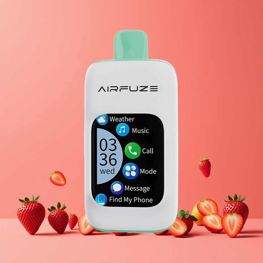 Fraise Été AirFuze Smart 30000 Puffs Belgique Grossiste 5 900mAh