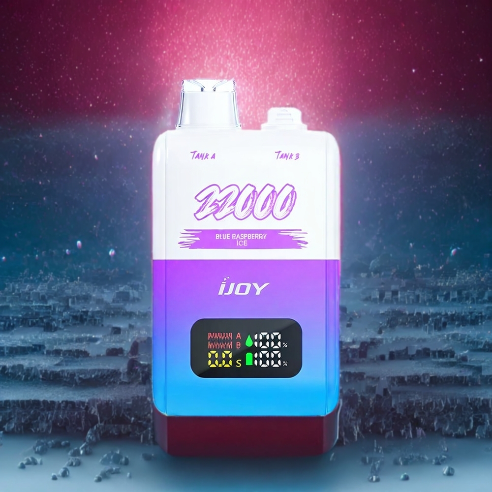Framboise Bleue Glacée IJOY SD 22000 Puffs Belgique Grossiste 15W 15ML15ML