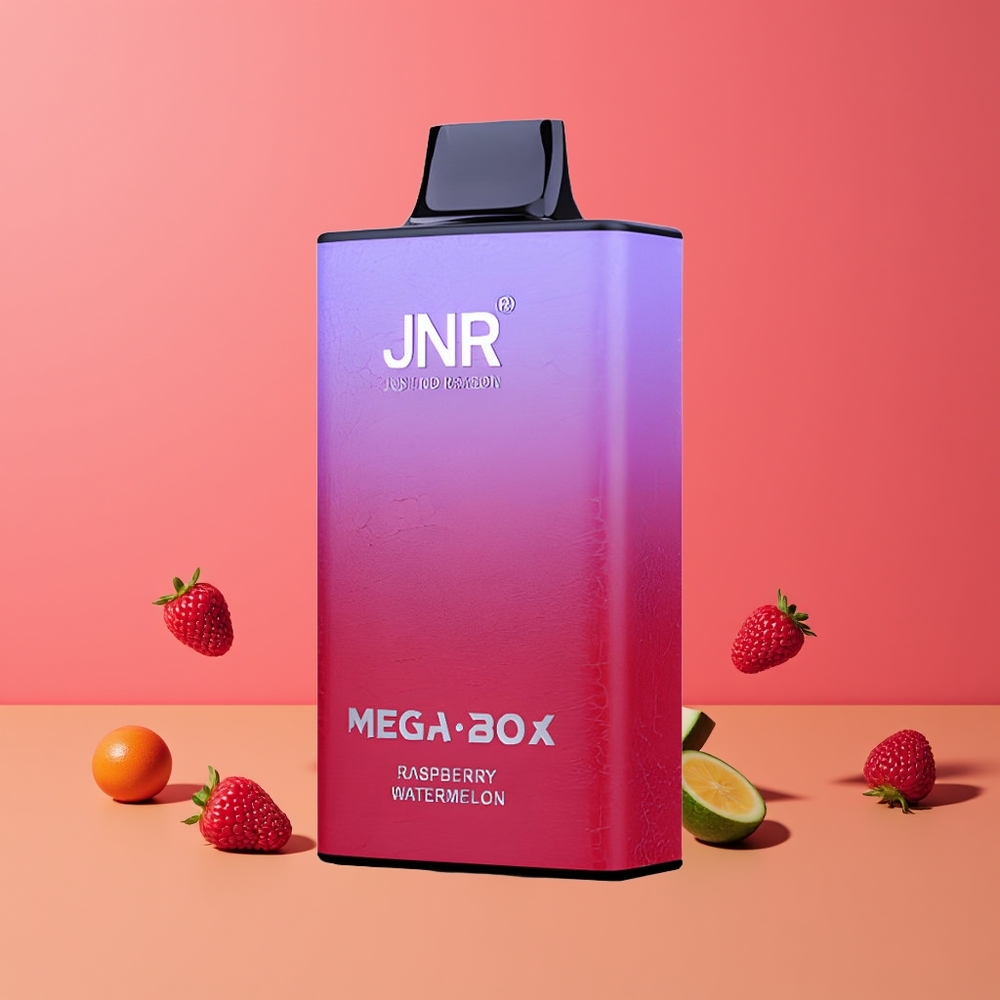 Framboise Pastèque JNR Mega Box 25000 Puffs Belgique Grossiste 30ml 850mAh