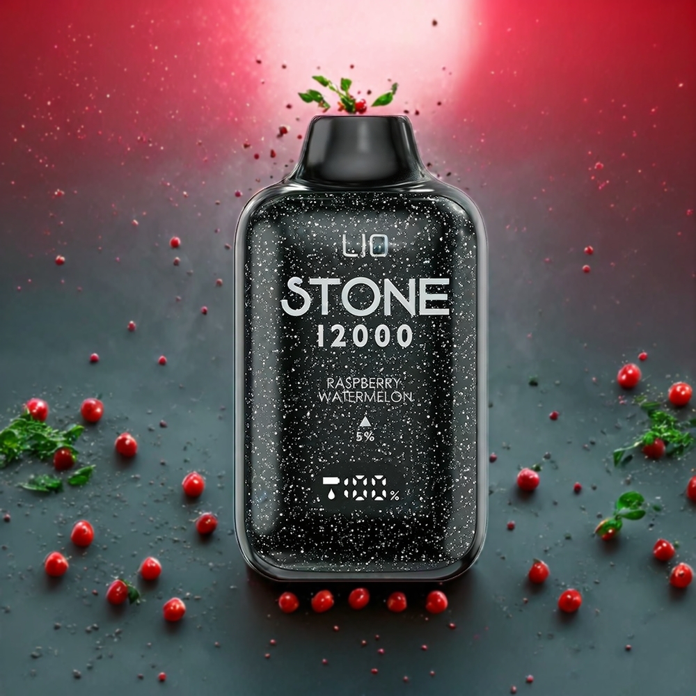 Framboise Pastèque LIO Stone 12000 Puffs Belgique Grossiste 18ML 550mAh