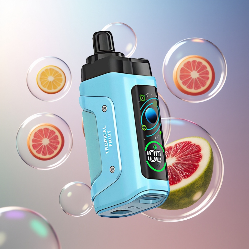 Fruits Tropicaux Razz Bar 45000 Puffs Rechargeable Belgique Grossiste 20 mg/ml