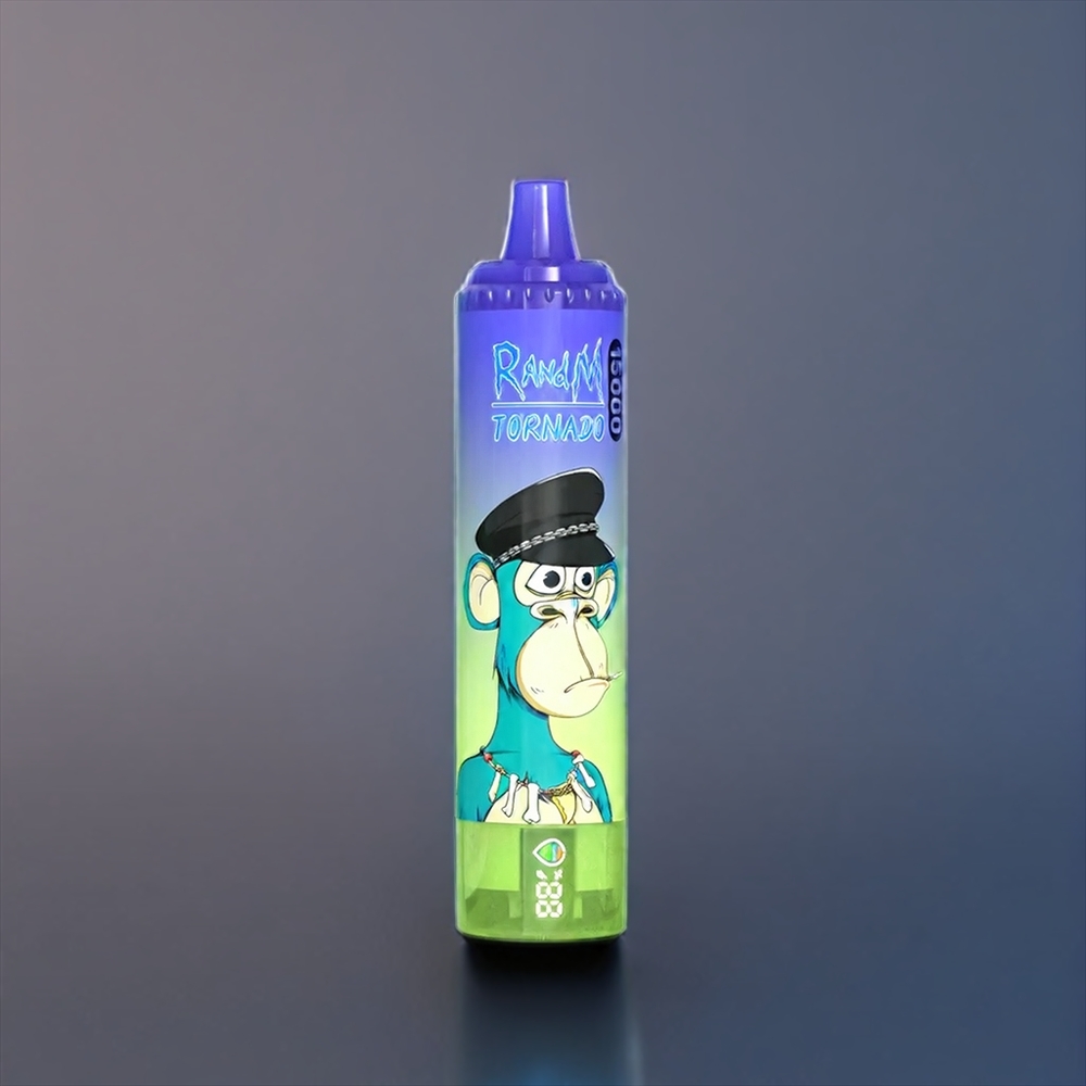 Fumot RandM Tornado 15000 Puffs Belgique Grossiste - 25ml  LCD - Myrtille Bubblegum