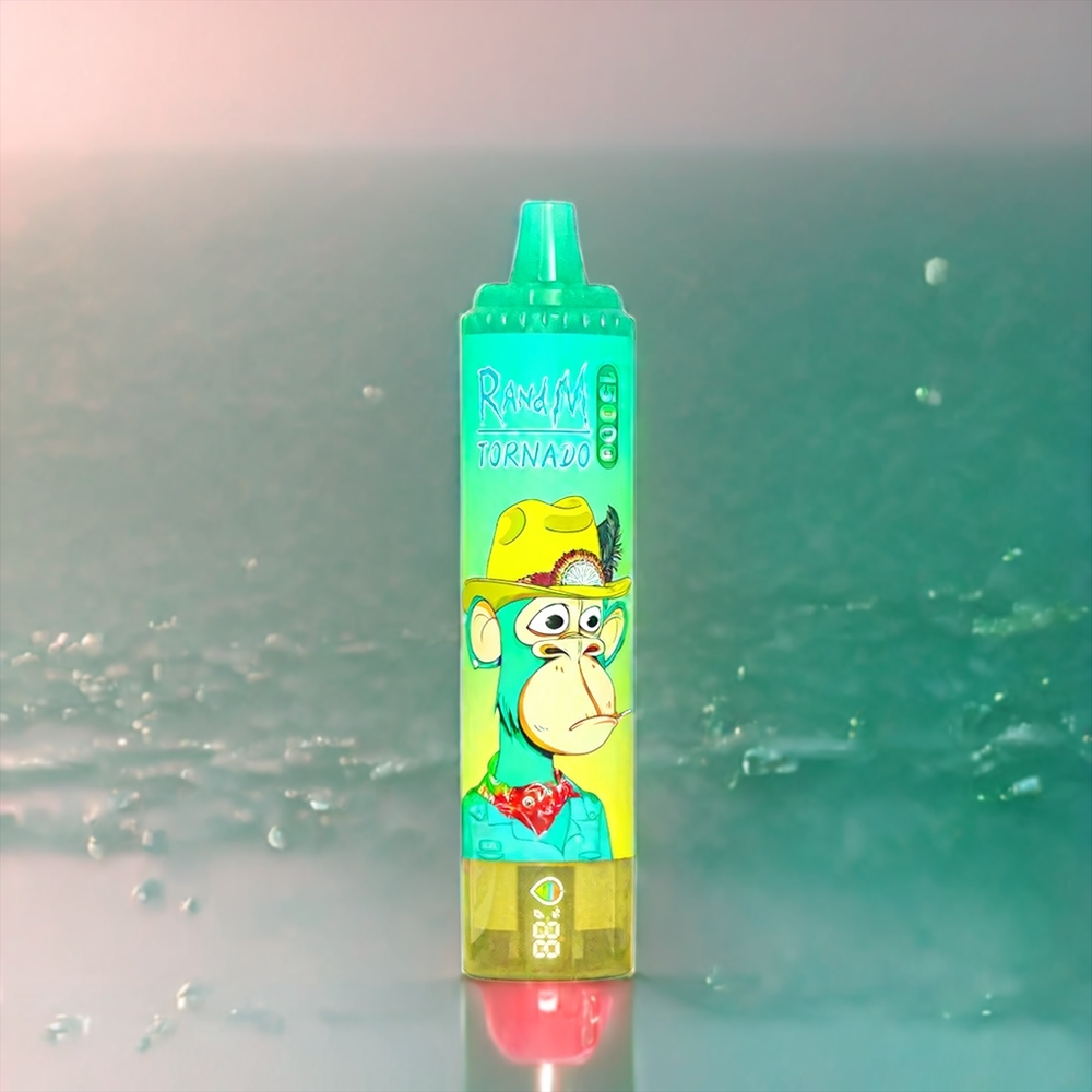 Fumot RandM Tornado 15000 Puffs Belgique Grossiste Pastèque Glacée avec 25ml et Ecran LCD