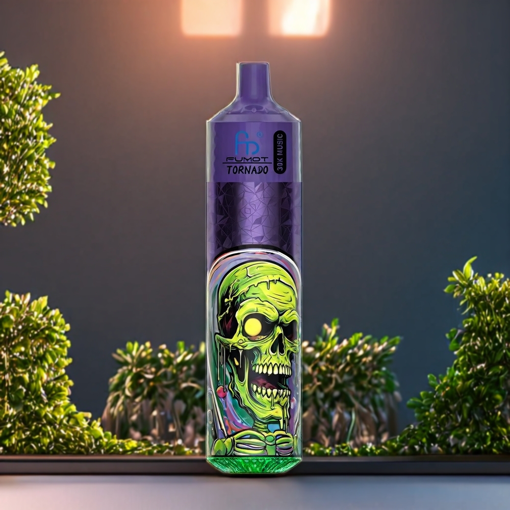 Fumot RandM Tornado 30000 Belgique Grossiste LED 600mAh Pêche Mangue Ananas