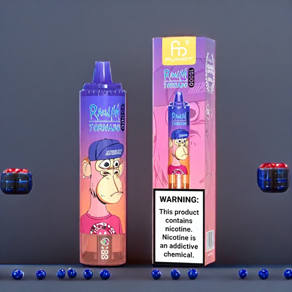 Fumot Randm Tornado 15000 Puffs Belgique Grossiste 25ml 850mAh Myrtille Cerise Cranberry
