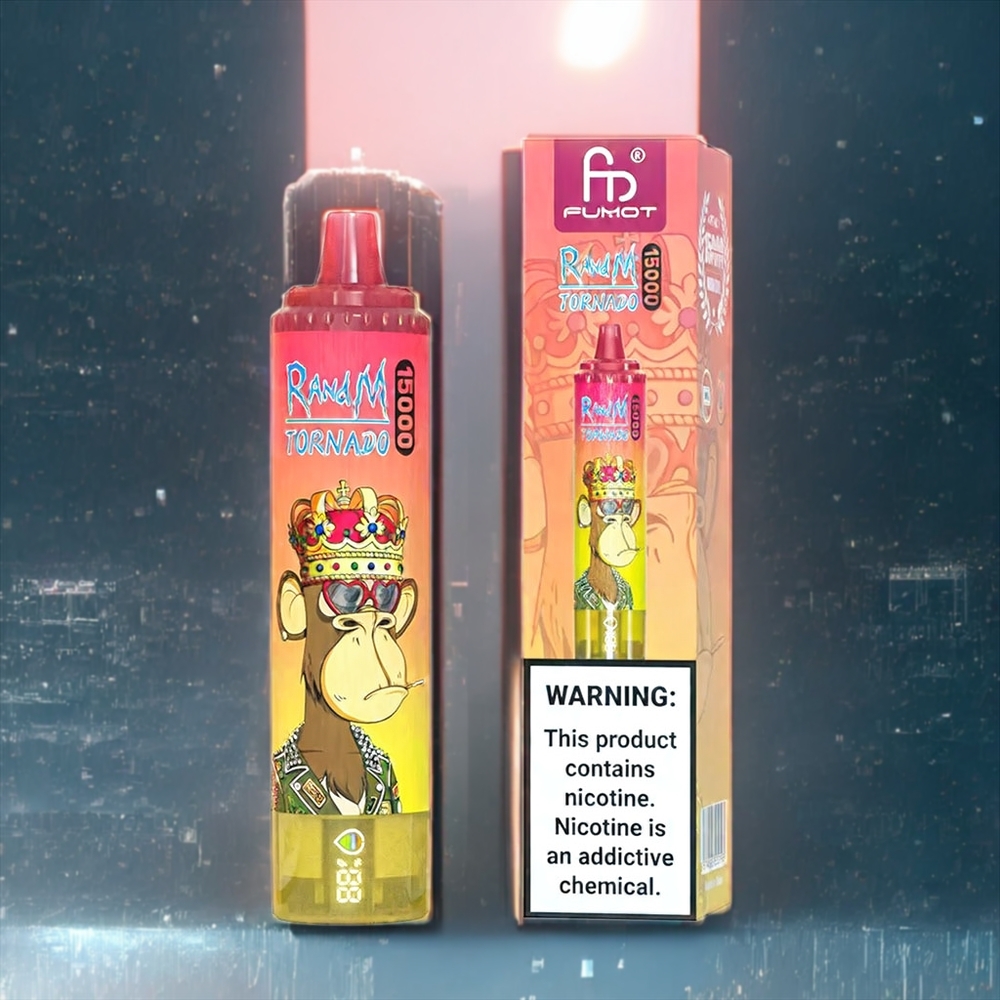 Fumot Randm Tornado 15000 Puffs Belgique Grossiste 25ml 850mAh Pêche Glacée