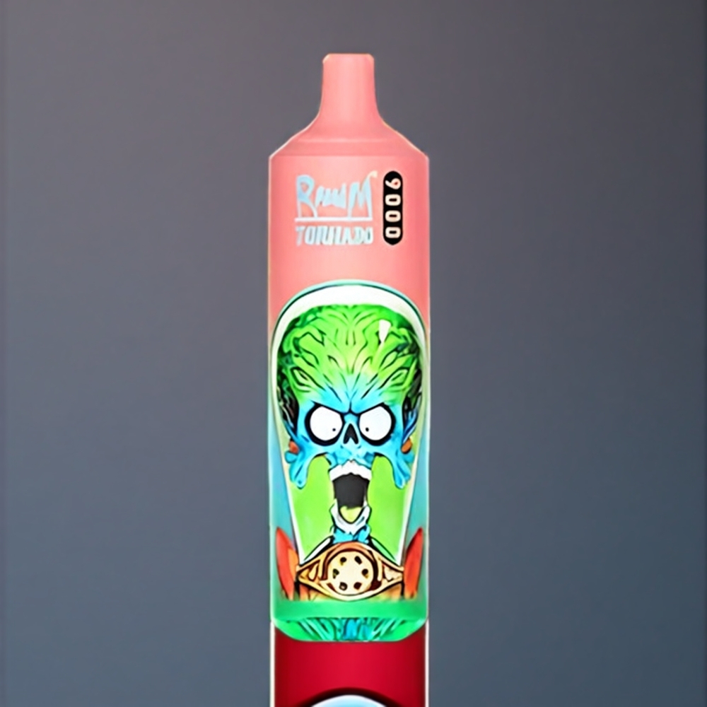 Fumot Randm Tornado 9000 Puffs Belgique Grossiste 18 mL 54 Variétés Mesh Coil Gummy Bear (Ourson Gélifié)