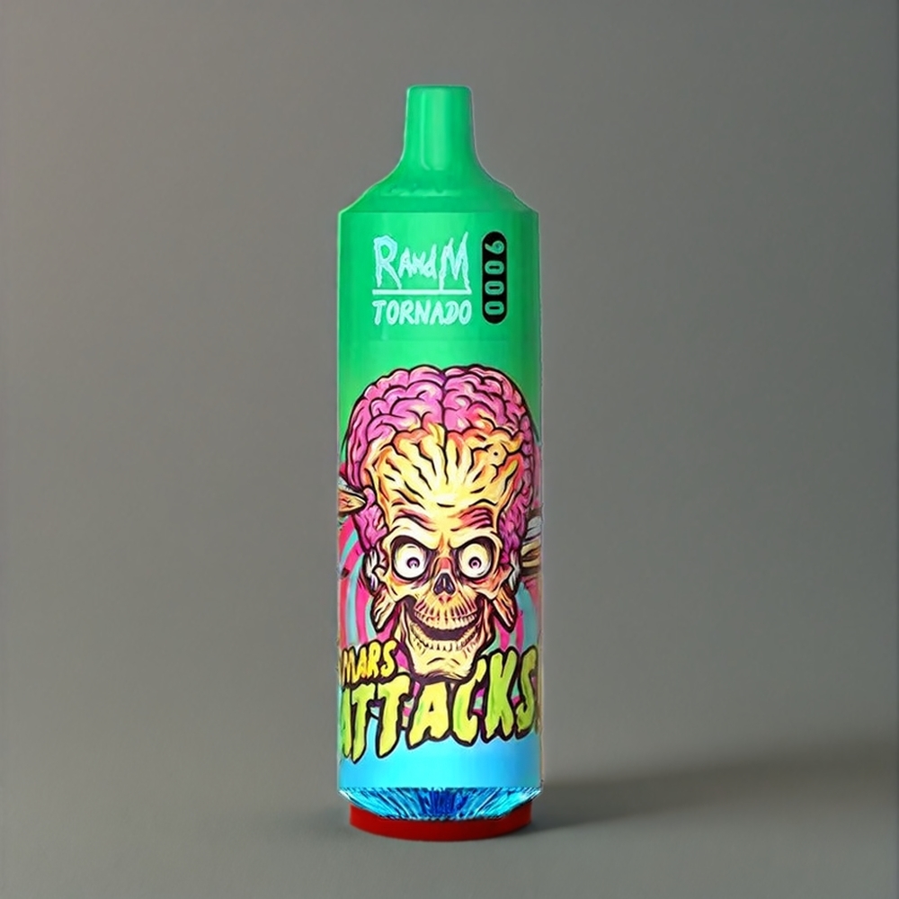 Fumot Randm Tornado 9000 Puffs Belgique Grossiste 18 mL Affichage RGB Fraise Citronnade