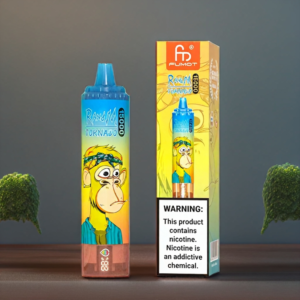 Fumot Randm Tornado Belgique Grossiste 15000 Puffs 25ml Fraise LCD