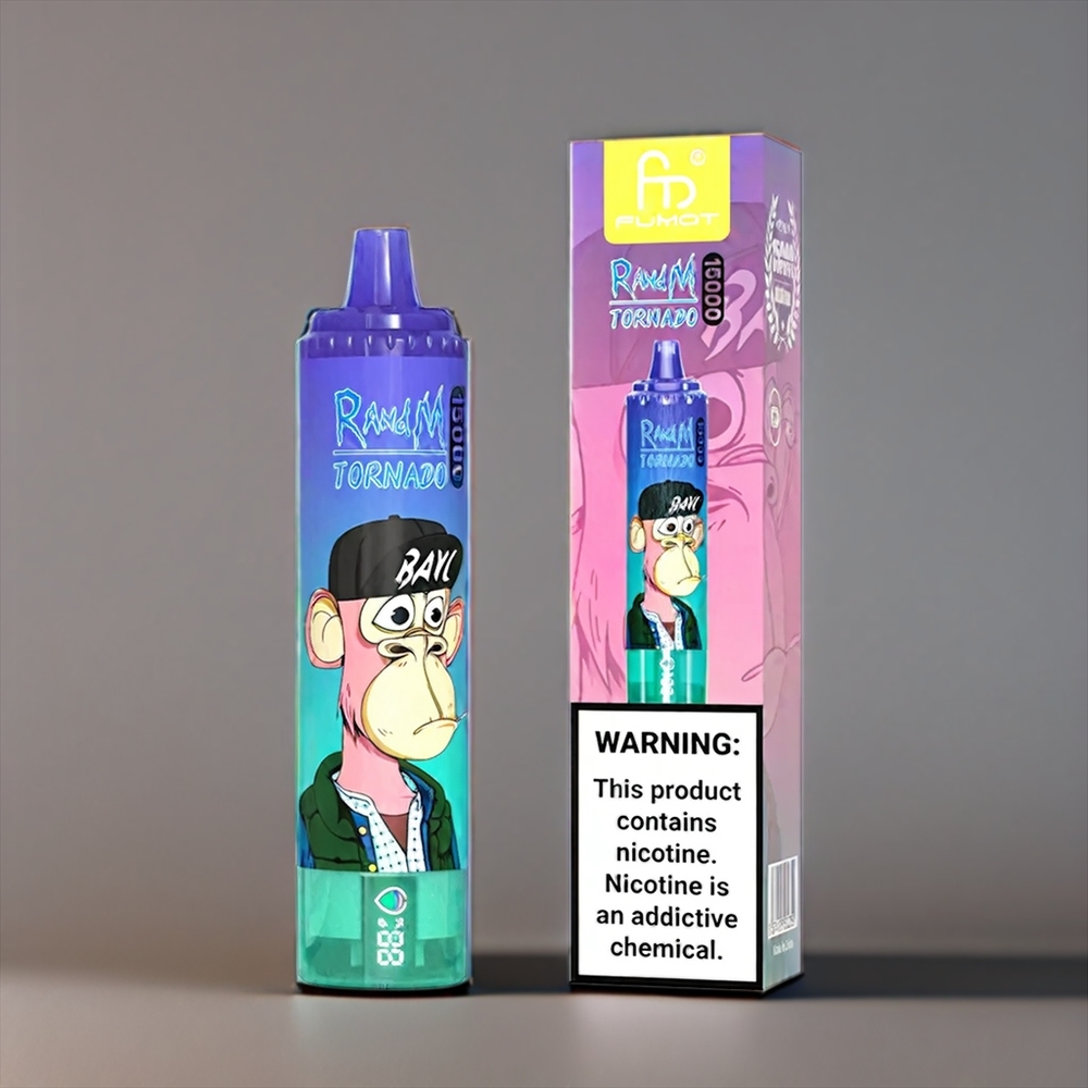 Fumot Randm Tornado Belgique Grossiste 15000 Puffs 25ml Vape Fraise Banane