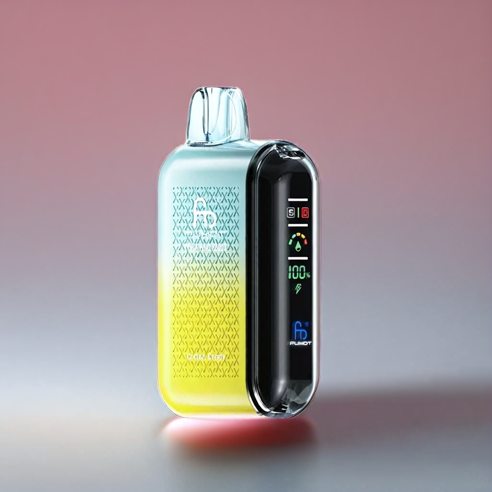Fumot Tornado 20000 Puffs Barbe à Papa Belgique Grossiste avec Dual Mesh Coil et 20ml E-liquid Capacity