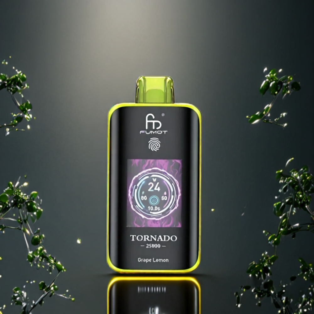 Fumot Tornado 25000 Puffs Vape Raison Citron Belgique Grossiste 700mAh 20ml