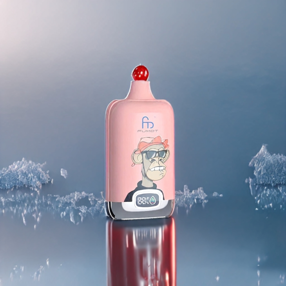 Fumot Tornado Digital Box Belgique Grossiste 12000 Puffs Fraise Glace 67g Mesh Coil