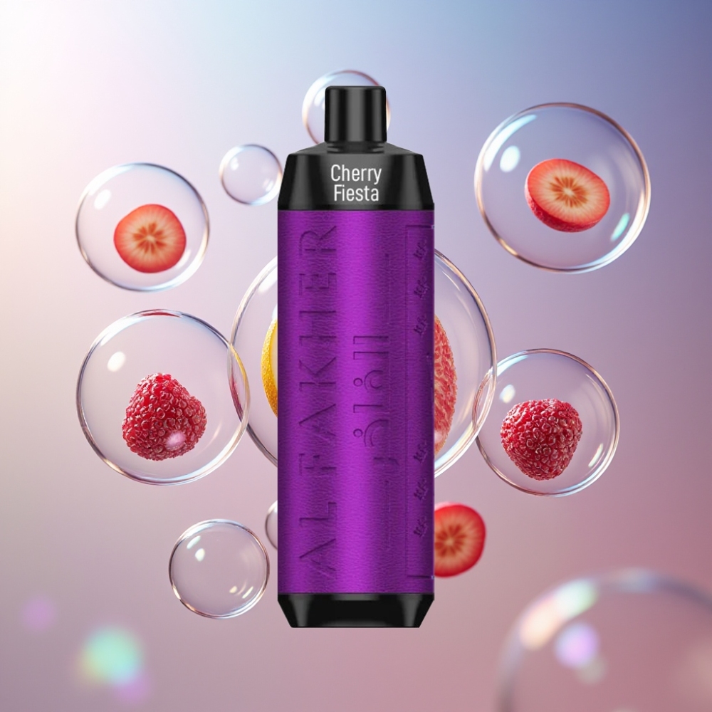 Fête de Cerise Al Fakher Crown Bar 8000 18ml Belgique Grossiste USB Type-c