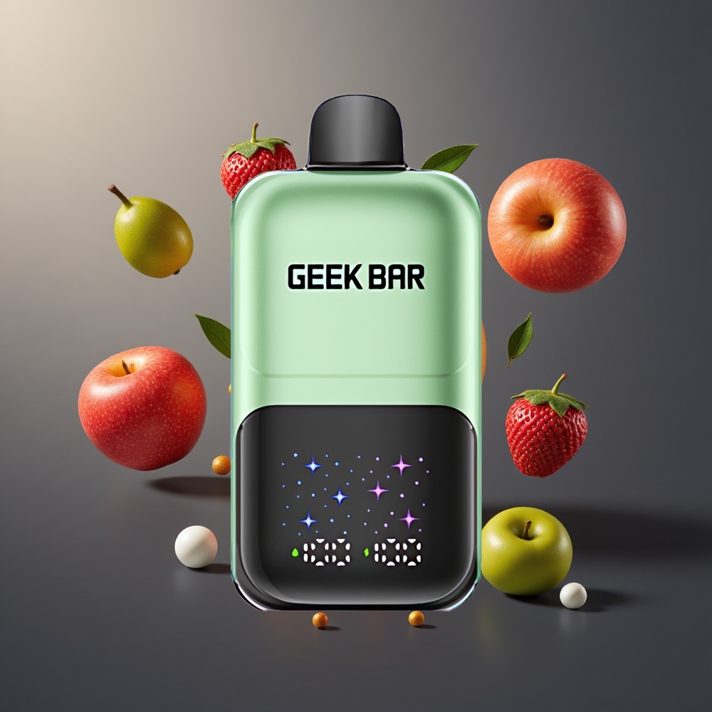 GEEKBAR 2GO 50000 Puffs Belgique Grossiste Double Pomme AB Écran Interactif et Batterie Rechargeable