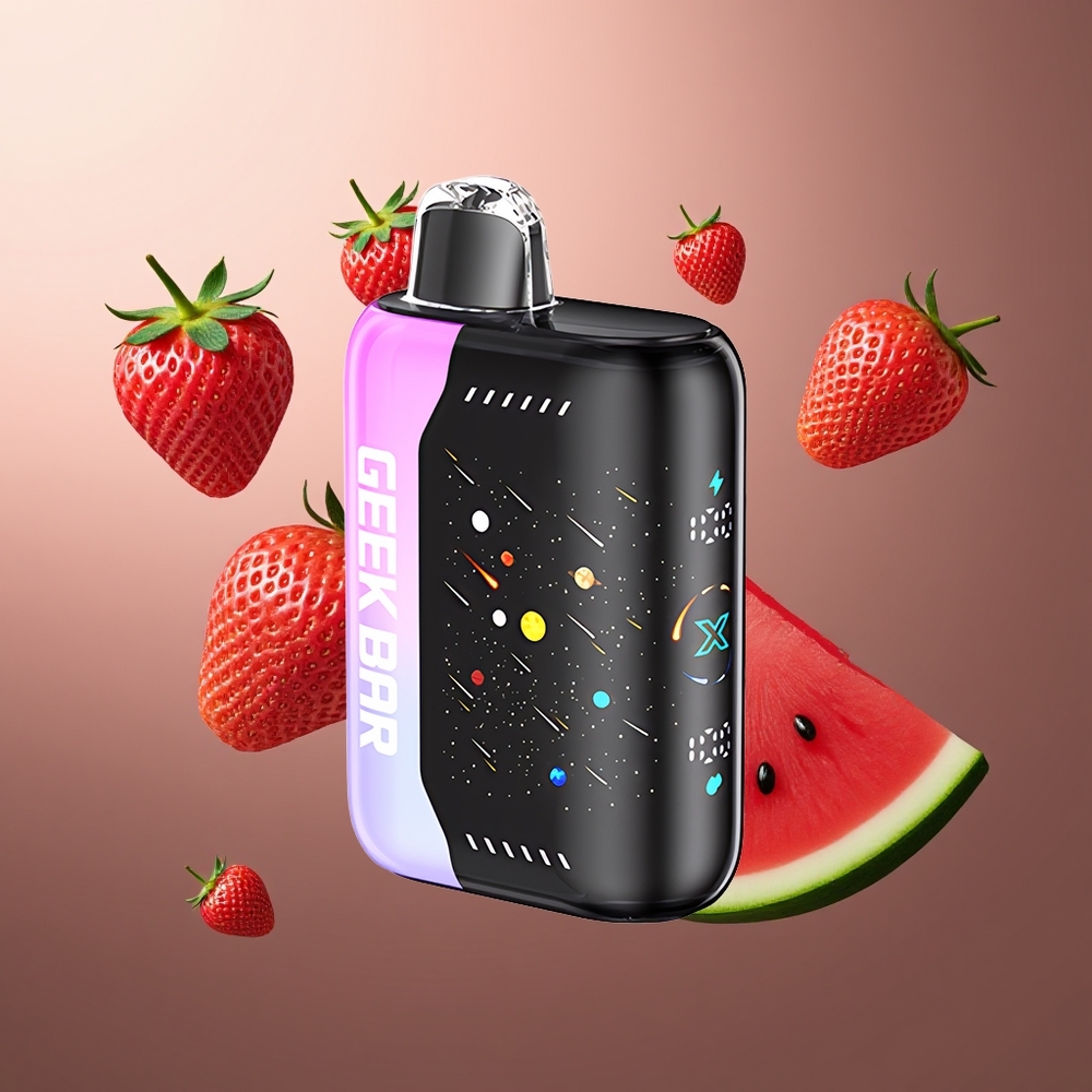 GEEKBAR Pulse X 42K Puffs Meteor Edition Belgique Grossiste Fraise Pastèque 820mAh Dual Mesh Coil 5
