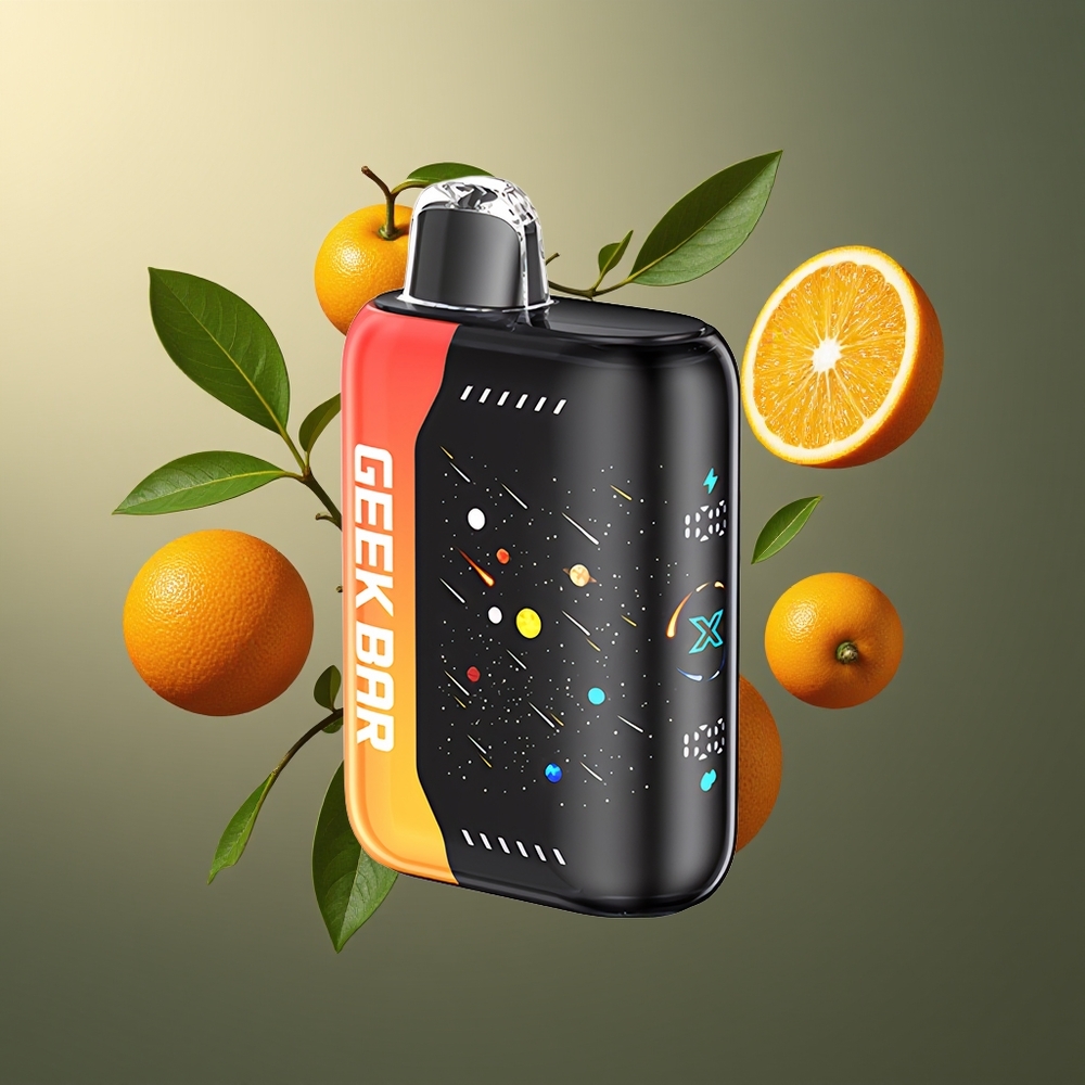GEEKBAR Pulse X 42K Puffs Meteor Edition Belgique Grossiste Orange Dragon 820mAh Dual Mesh Coil