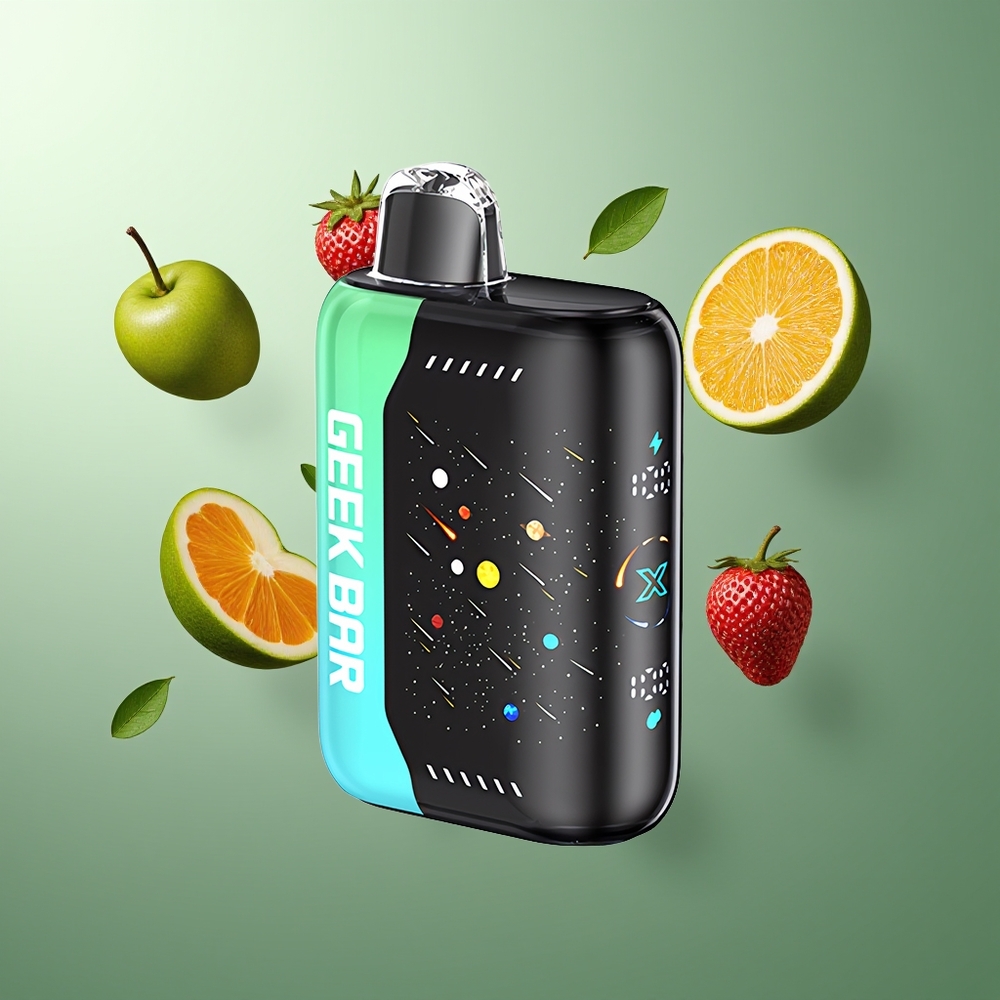 GEEKBAR Pulse X 42K Puffs Meteor Edition Belgique Grossiste menthe ATL Dual Mesh Coil 5