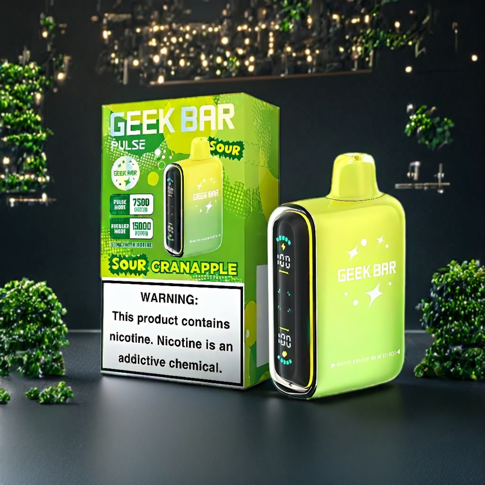 Geek Bar Pulse 15000 Puffs Belge Acidulé Belgique Grossiste 16ML 5