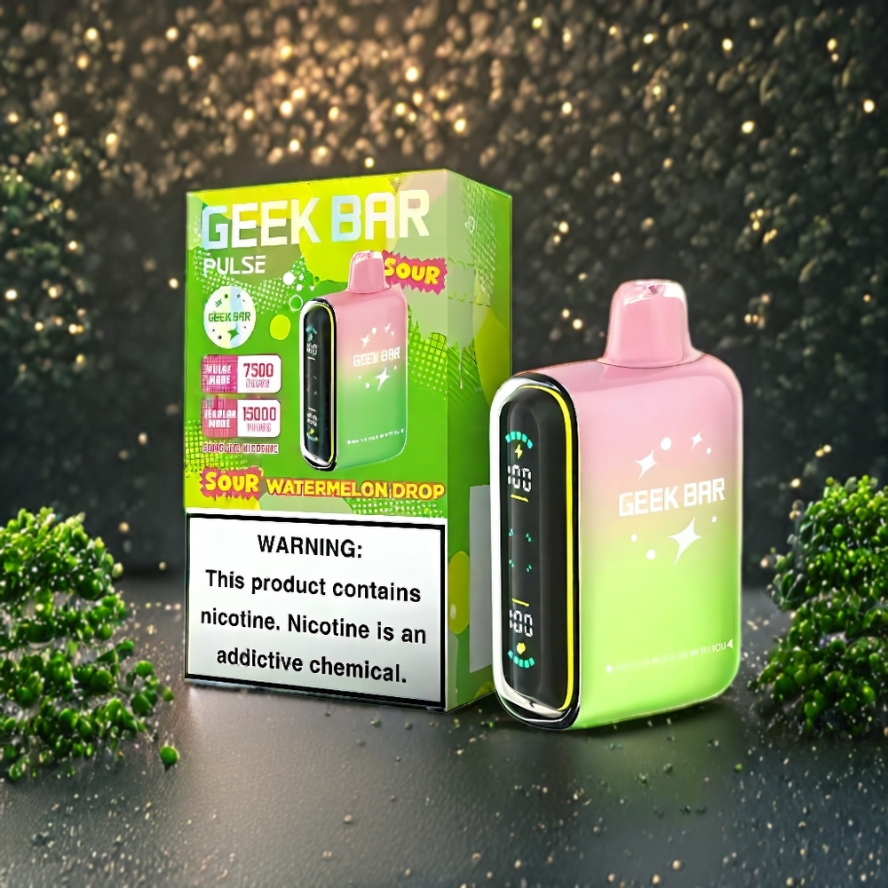 Geek Bar Pulse 15000 Puffs Belge Acidulé Belgique Grossiste 16ML 5
